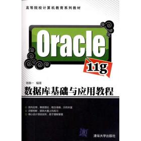 保正版！Oracle 11g数据库基础与应用教程9787302256281清华大学出版社钱慎一