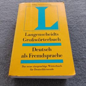Langenscheidts großwörterbuch Deutsch als Fremdsprache 外文版 现货 当天发货