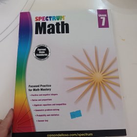 Spectrum Math Grade 7