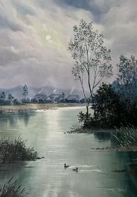 精品朝鲜油画 金京秀 长73宽51