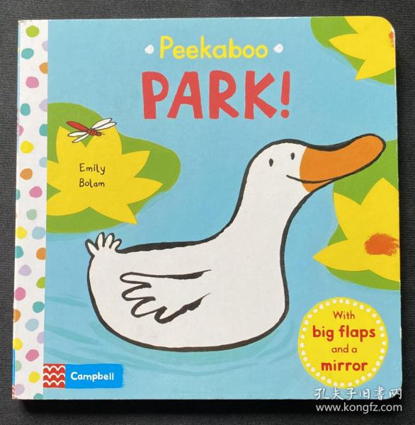 peekaboo park 翻翻书 儿童英文绘本 原版英文绘本 八五新
