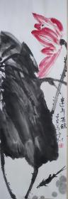 写意花鸟国画《连年有余》