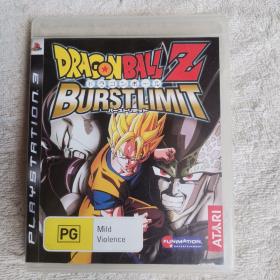 playstation 3 游戲光盤 Dragon Ball Z Burst Limit （1光盤+手冊）