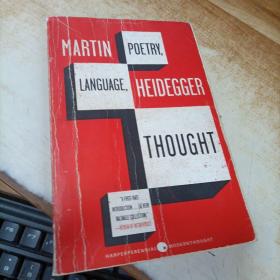 英文原版书 诗歌，语言，思想 Poetry Language Thought Martin Heidegger