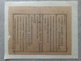 古籍散页《外科正宗》一页，页码5，尺寸32*24.5厘米，这是一张木刻本古籍散页，不是一本书，轻微破损缺纸，已经手工托纸。