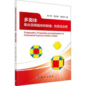 正版 多面体氧化亚铜晶体的制备、性质及应用 孙少东,杨志懋,梁淑华 科学出版社