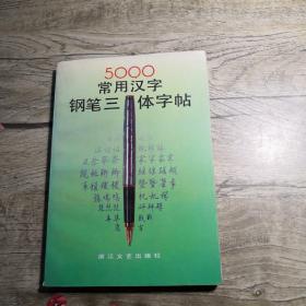 5000常用汉字钢笔三体字帖
