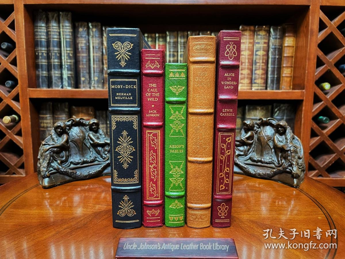 【图】第8组3#《伊索寓言》Aesop’s Fables 富兰克林1/2真皮装帧,书脊真皮,书口烫金,真丝书签带,无酸纸,带图书馆钢印。 下一 ...