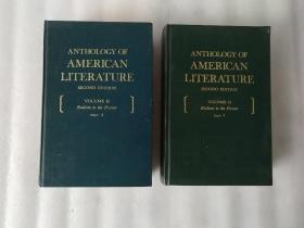 ANTHOLOGY OF AMERICAN LITERATURE【SECOND EDITION ；VOLUME II  Part 1、2 两册合售 精装】
