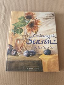 英文原版：Celebrating the Seasons in Watercolor