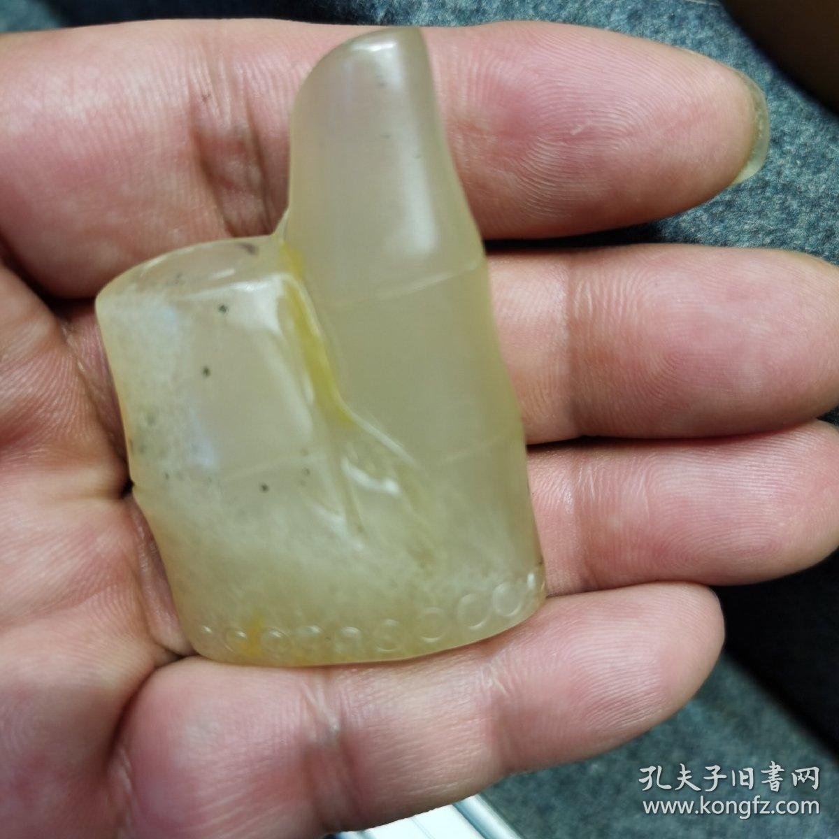 正宗天然寿山石荔枝冻节节高升