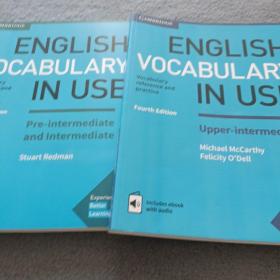 English Vocabulary in Use Pre-Intermediate 剑桥英语词汇 中级上下册 2本合售