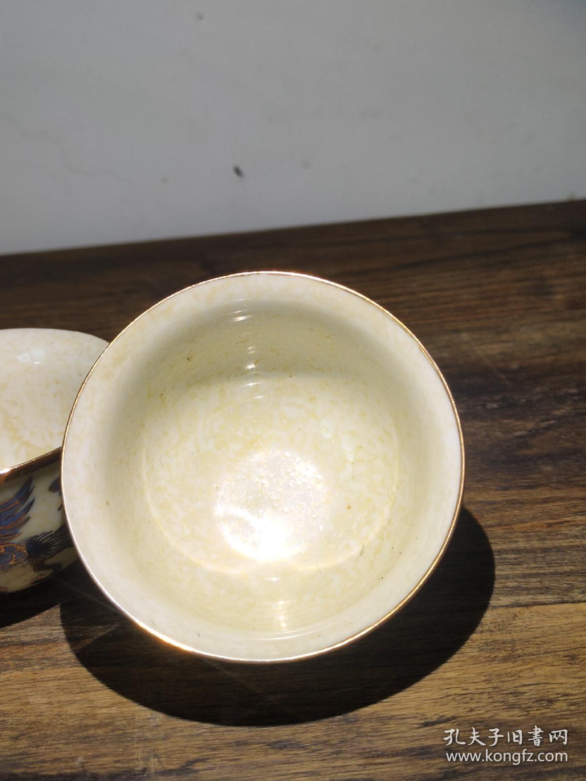 大明成化本金凤凰杯一对