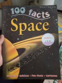 100 FACTS SPACE 英文原版16开绘本
