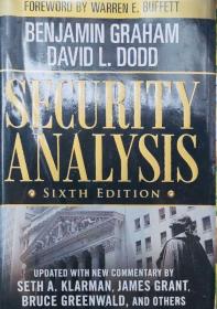 Security Analysis：Sixth Edition, Foreword by Warren Buffett英文原版精装