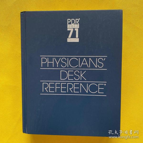 2017 Physicians' Desk Reference 71st Edition（2017年医师参考资料 第71版）精装 英文原版_Physicians Desk Reference