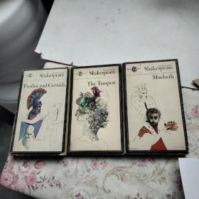 William Shakespeare:TROILUS AND CRESSIDA,THE TEMPEST,MACBETH【详情看图】3本合售