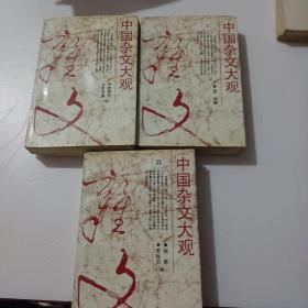 中国杂文大观2~4（3本合售）