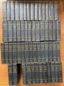 列宁全集俄文精装原版，1～55（缺1和5）再加两本索引，共55册