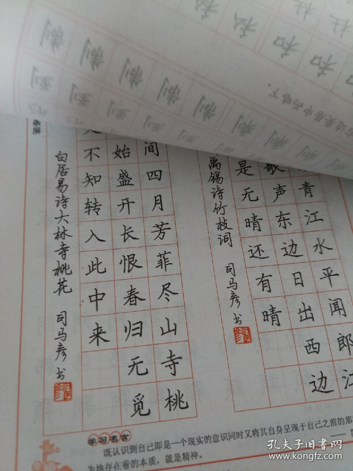 司马彦钢笔硬笔字帖大学生字帖钢笔楷书