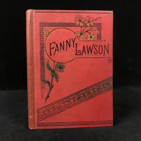 1890年，斯科尔斯《芳妮·劳森》，卷首配插图，漆布精装