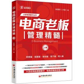 电商老板管理精髓 上册孙清华中国经济出版社