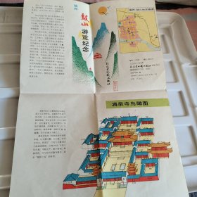 福州鼓山游览纪念 8开 1988年