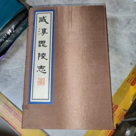 咸淳毗陵志（精装外函，一函四册全）线装16开，2005年1版1印，竖版繁体