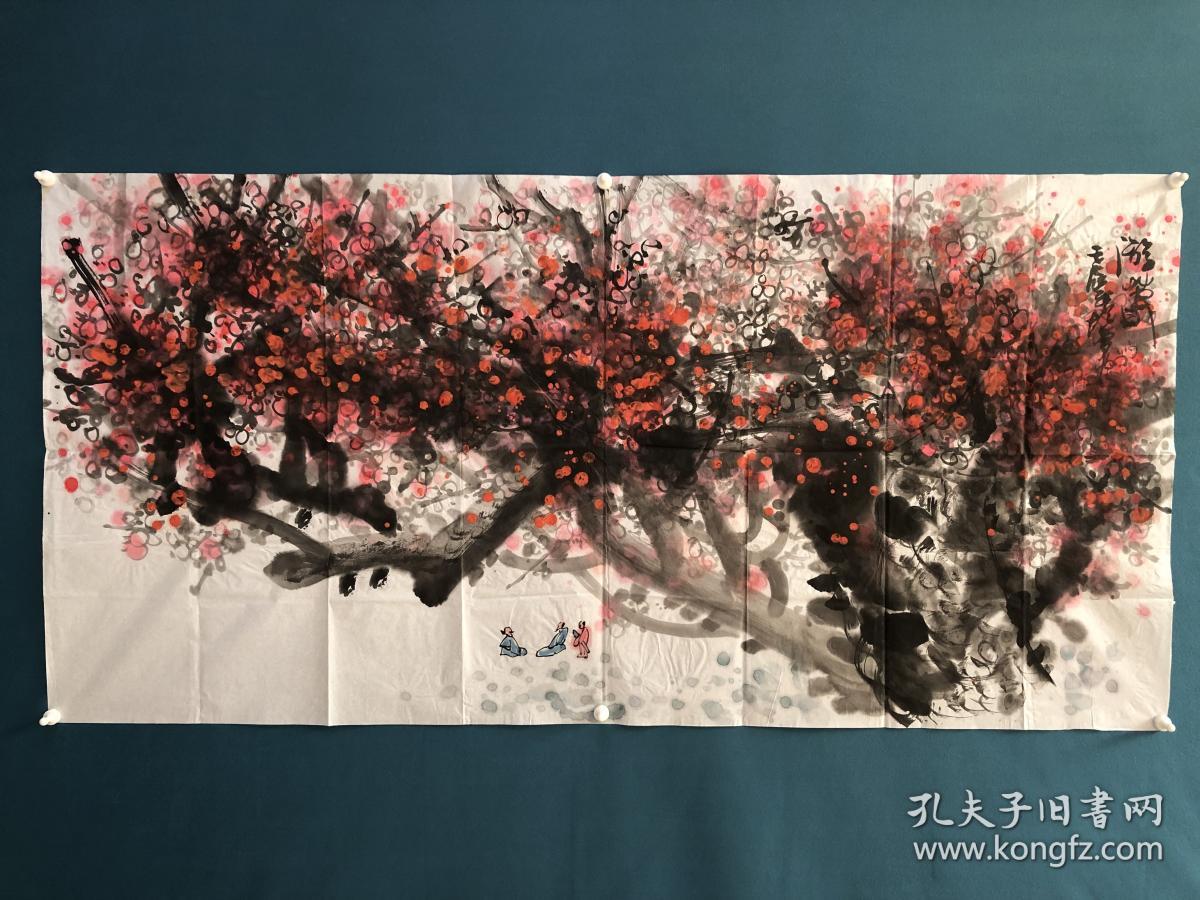保定道教协会书画院院长 著名书画家 胡梦水墨作品1幅 孔夫子旧书网