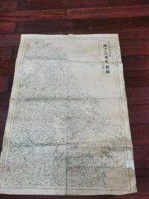 《揚子江東部一般圖》反面《上海地圖》