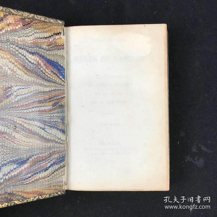 【图】【法语】书口三面鎏金!1837年,《母亲家庭教育》,全真皮精装,环衬烫金压花,拍品信息,网上拍卖,拍卖图片,拍卖网,拍卖网站