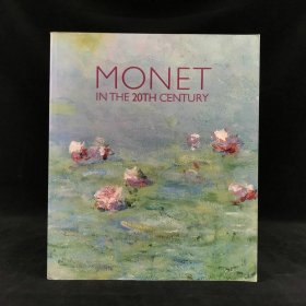 莫奈二十世紀畫集 92幅彩色插圖 部分為拉頁可展開插圖 精裝大16開
