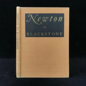 1937年 限量签名本 爱德华·纽顿《纽顿谈格莱斯通》 卷首配插图 精装大32开