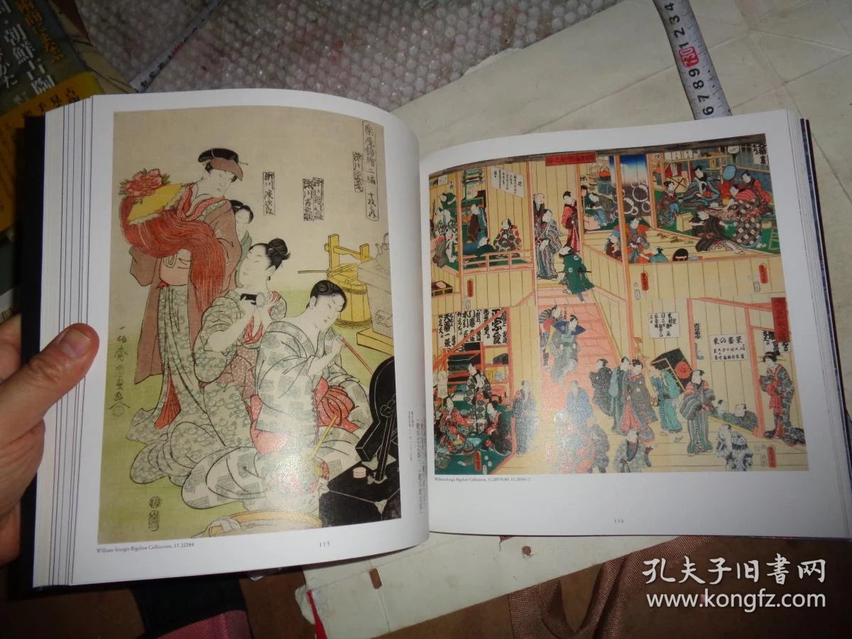 【图】【自行】213 浮世绘 精品(古董 名画 收藏 書畵 画册 -厚重) 古董 書畵 文化 美术 艺术 佛像 历史画册 =16开 铜版纸彩色 ...