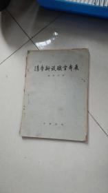 1977年中华书局出版16开-----清季新设职官年表