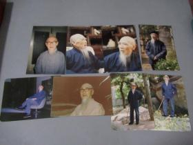 八九十年代中央美术学院国画系教授，著名画家 梁树年 个人彩色照片一组8张