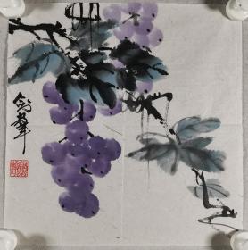 著名画家、中国南社画院常务副院长 濮建生 国画作品 一幅（纸本软片，约1平尺，钤印：剑声）HXTX297800