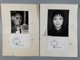 徐-国-兴旧藏：著名摄影家、曾任上海市文联委员 朱天民 拍摄  老照片两张（或有出版和参加展览）HXTX278010
