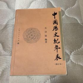 中国历史纪年表（修订本）