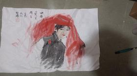 仕女，， 人物国画