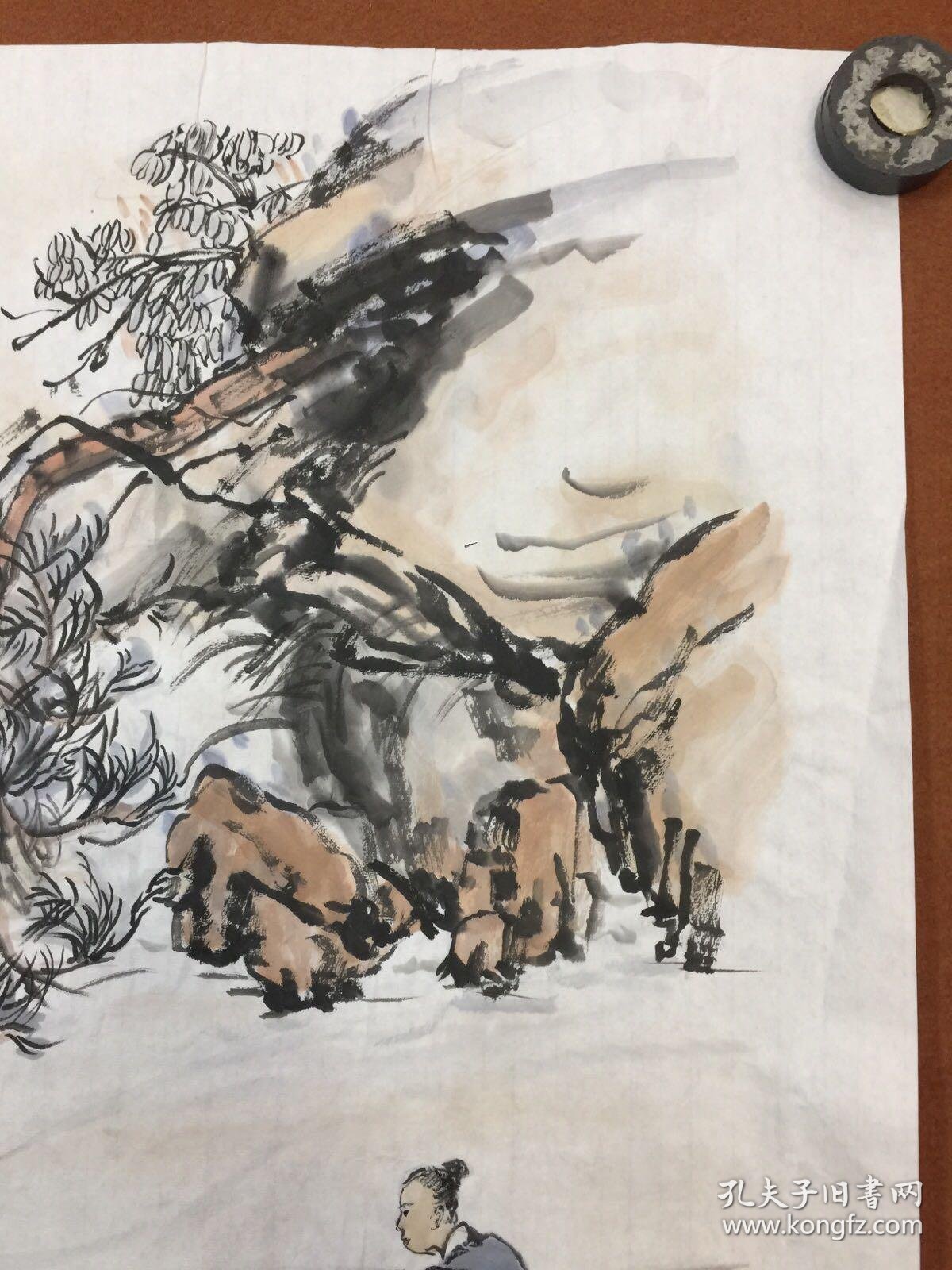 【图】人物画,四尺三开,拍品信息,网上拍卖,拍卖图片,拍卖网,拍卖网站