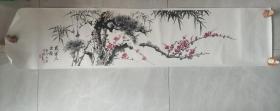 岁寒三友图  杜振新绘  山东省美协会员  保画家本人手绘，终身保真！