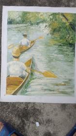 纯手绘大幅油画 人物 60CM*50CM