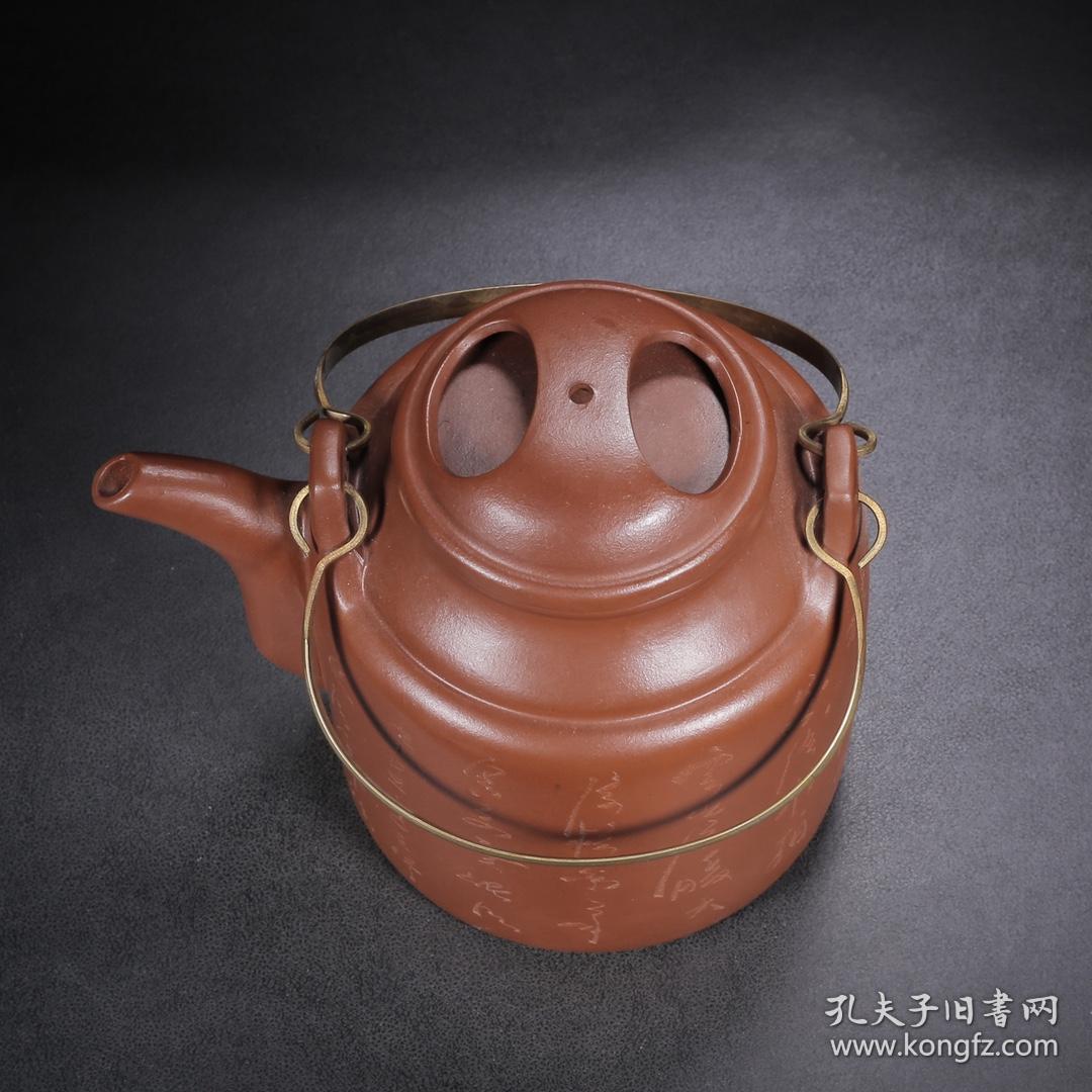 品名洋桶壶底款顾景舟尺寸1513cm容量700cc紫砂分类原矿红泥
