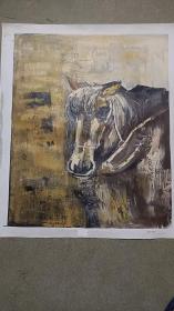 纯手绘大幅油画   马    60CM*50CM
