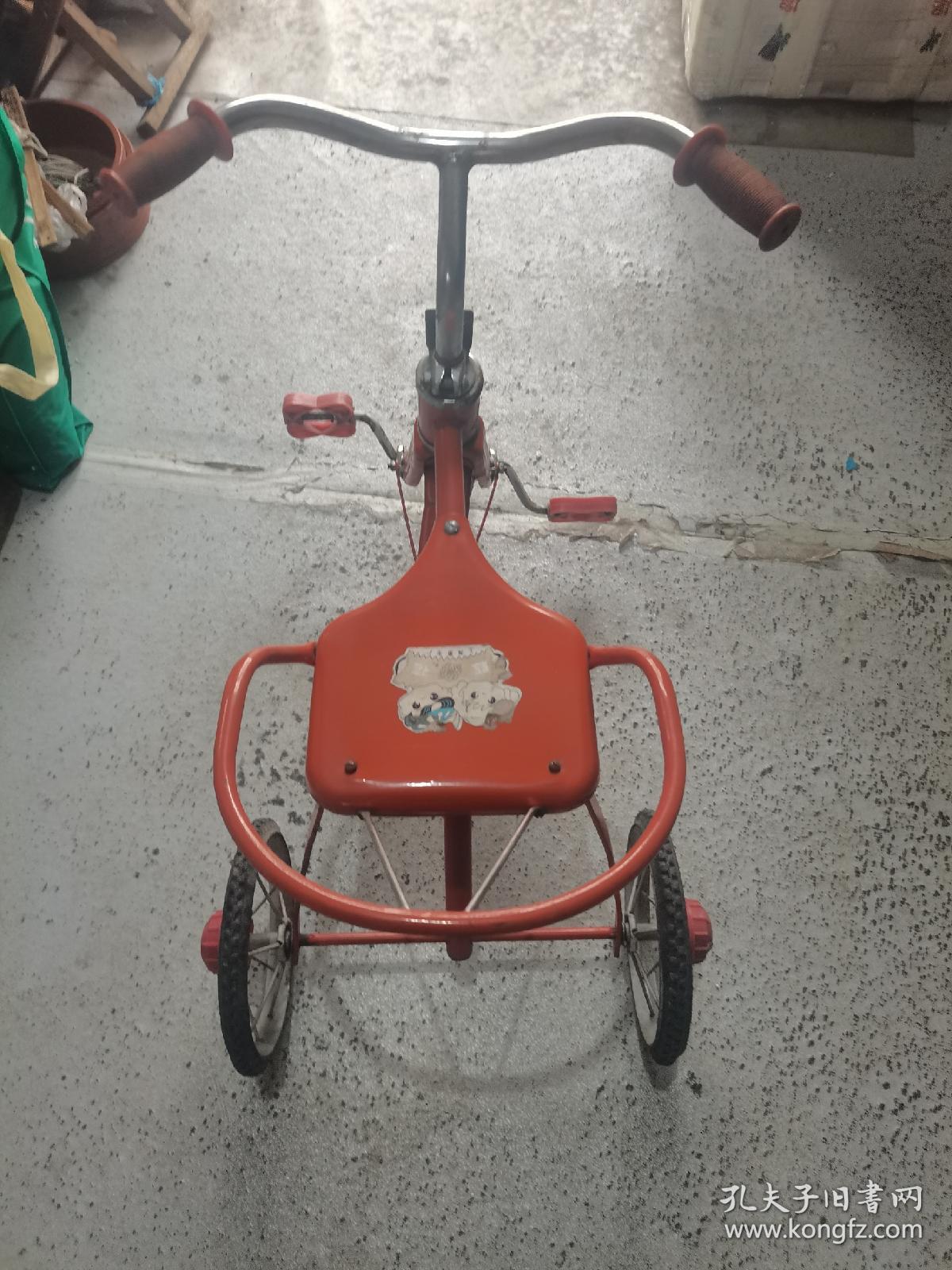 保真,六十年代,上海童车厂,红花牌,三轮