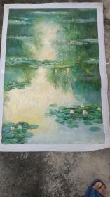 纯手绘大幅油画 风景 90CM*60CM