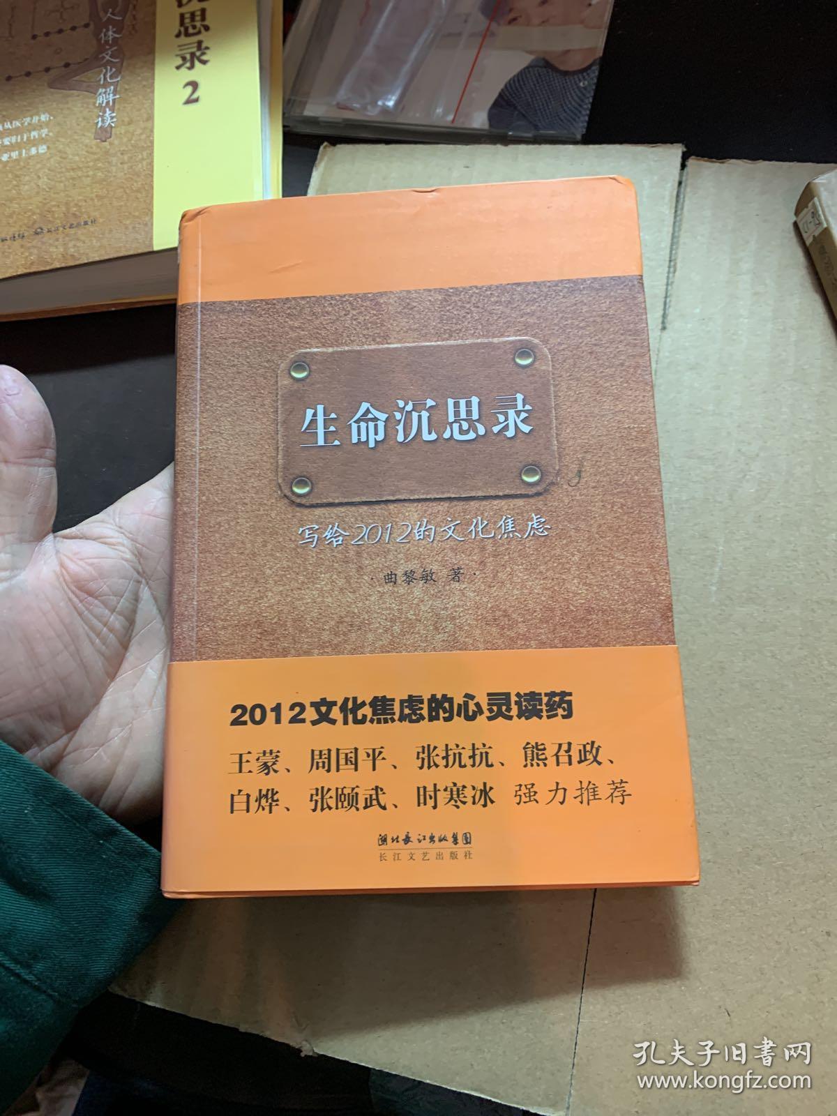生命沉思录:写给2012的文化焦虑_曲黎敏 著_孔夫子旧书网