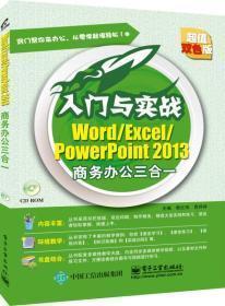 World/Excel/PowerPoint 2013商务办公三合一 附光盘