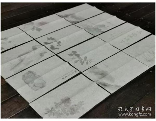 吴湖帆册页精品集陈含素王叔重编著随机赠梅景信笺一张